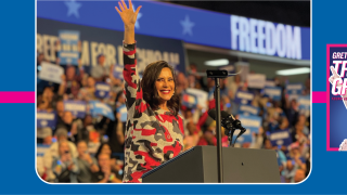 Image - the speaker and her book cover