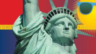 Image - Statue of Liberty and the sun
