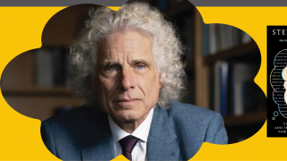 Image - Steven Pinker and his book cover