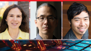 Image - the speakers and image of robot typing