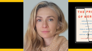 Image - the speaker and her book cover