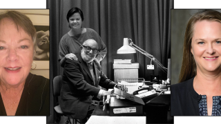 Image - the speakers and photo of Ansel Adams