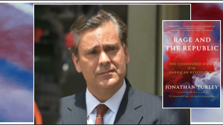 Image - the speaker and his book cover; background of colors smoke