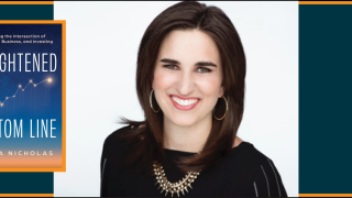 Image - the speaker and her book cover