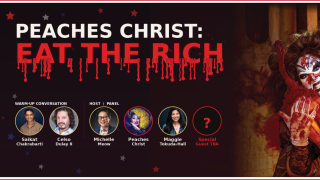 Image - the speakers and the event title