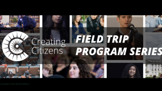 Image - photos of past series speakers and audience