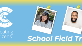 Image - the speakers, program text and series logo